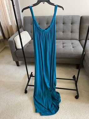 NWOT Caslon Teal Maxi Dress L